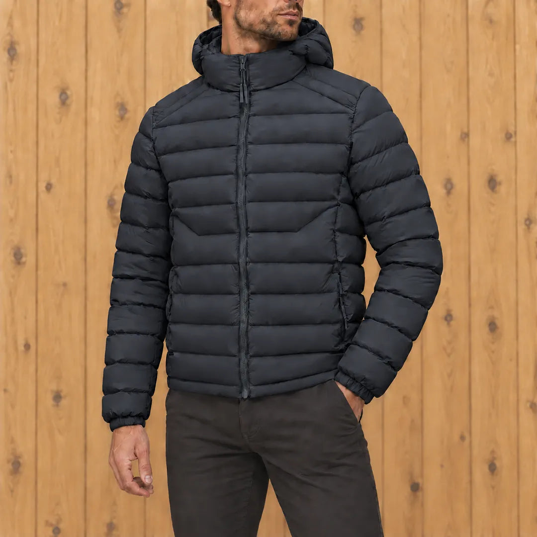 Convertible Hood Puffer Jacket