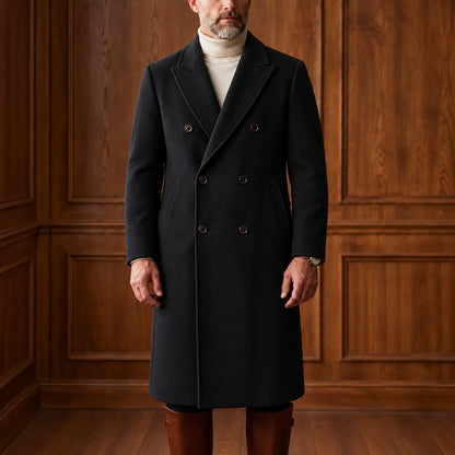 Double-Breasted Long Coat