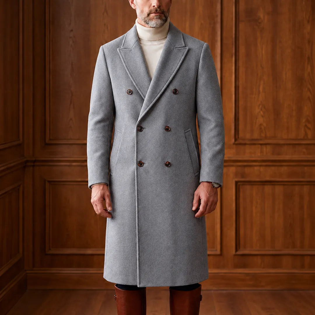 Double-Breasted Long Coat