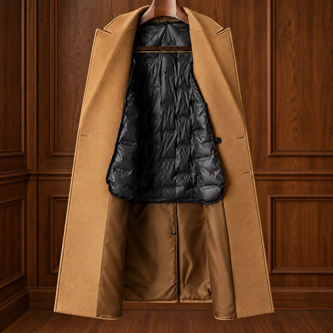 Double-Breasted Long Coat