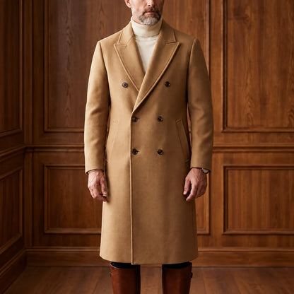 Double-Breasted Long Coat