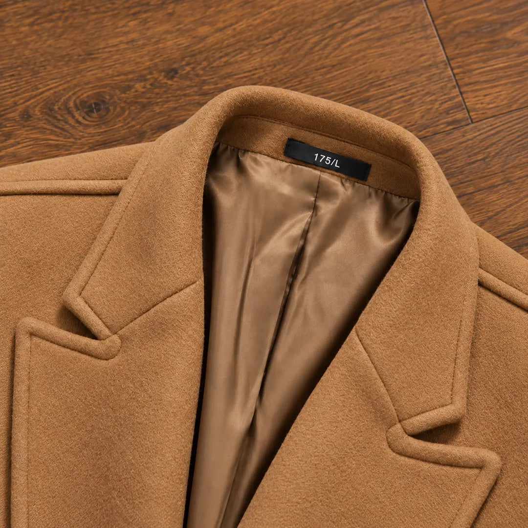Double-Breasted Long Coat