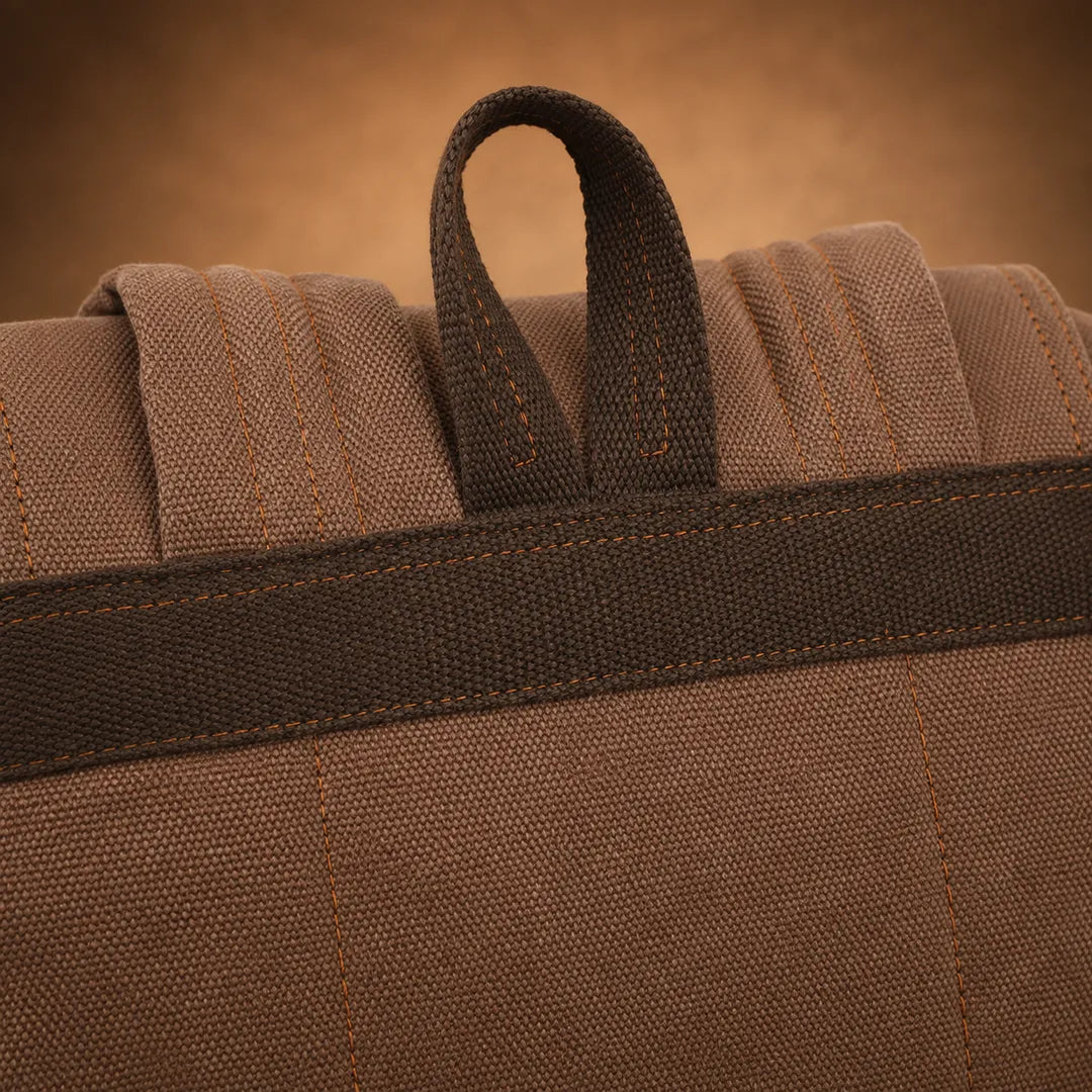 Drawstring Flap Backpack