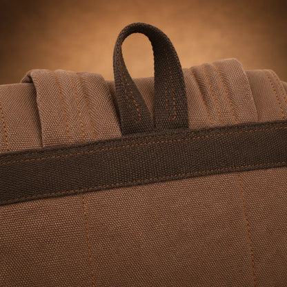 Drawstring Flap Backpack