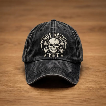 Embroidered Skull Casual Cap