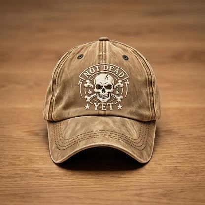 Embroidered Skull Casual Cap