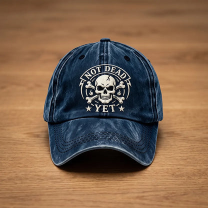Embroidered Skull Casual Cap
