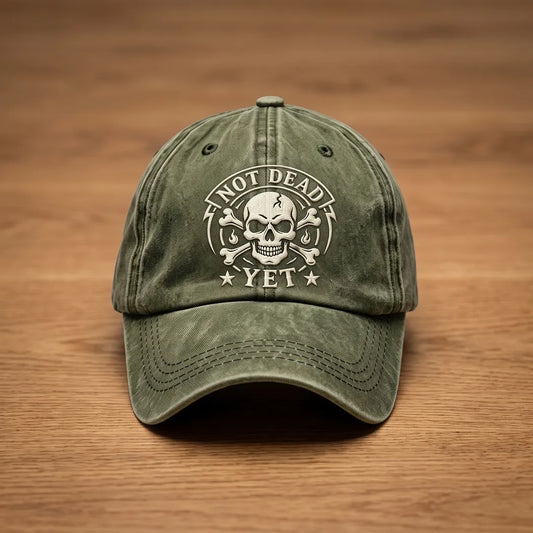Embroidered Skull Casual Cap
