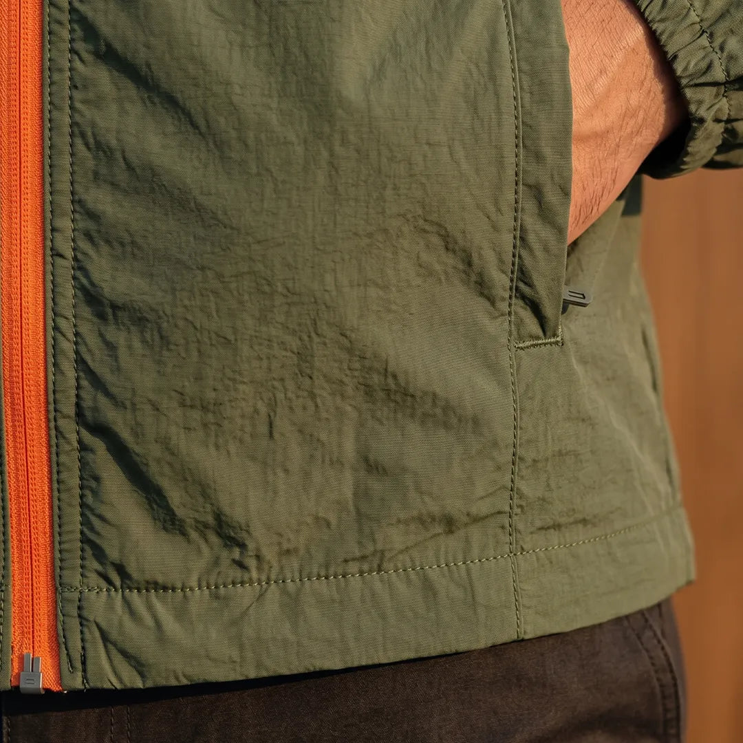 Fitted Hooded Zip Jacket