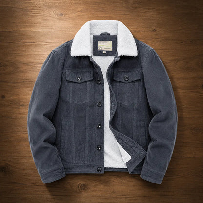 Fleece-Lined Corduroy Jacket