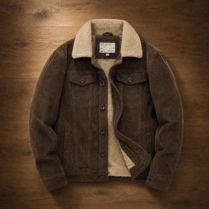 Fleece-Lined Corduroy Jacket