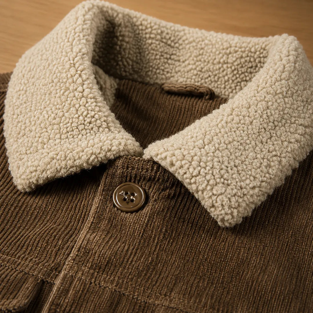 Fleece-Lined Corduroy Jacket