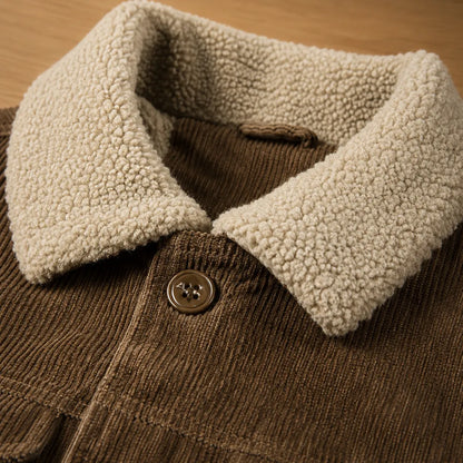 Fleece-Lined Corduroy Jacket