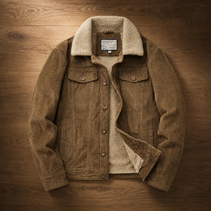 Fleece-Lined Corduroy Jacket