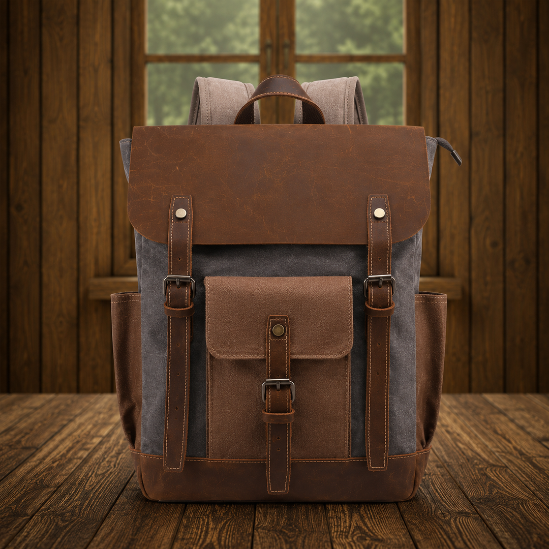 Waxed Canvas Backpack