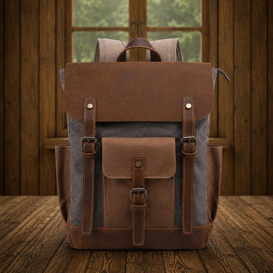 Waxed Canvas Backpack