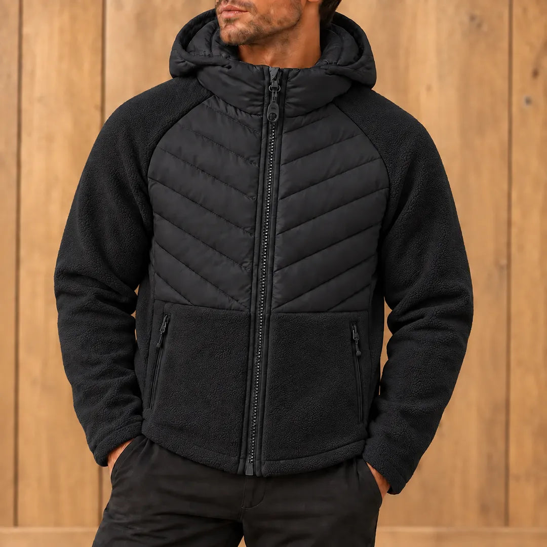 Hybrid Hooded Zip Jacket