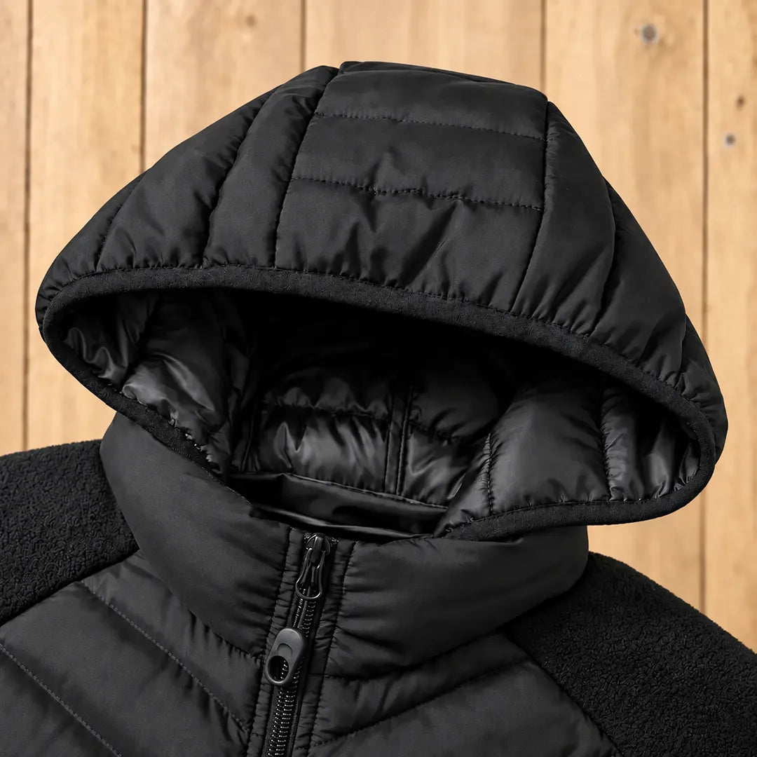 Hybrid Hooded Zip Jacket