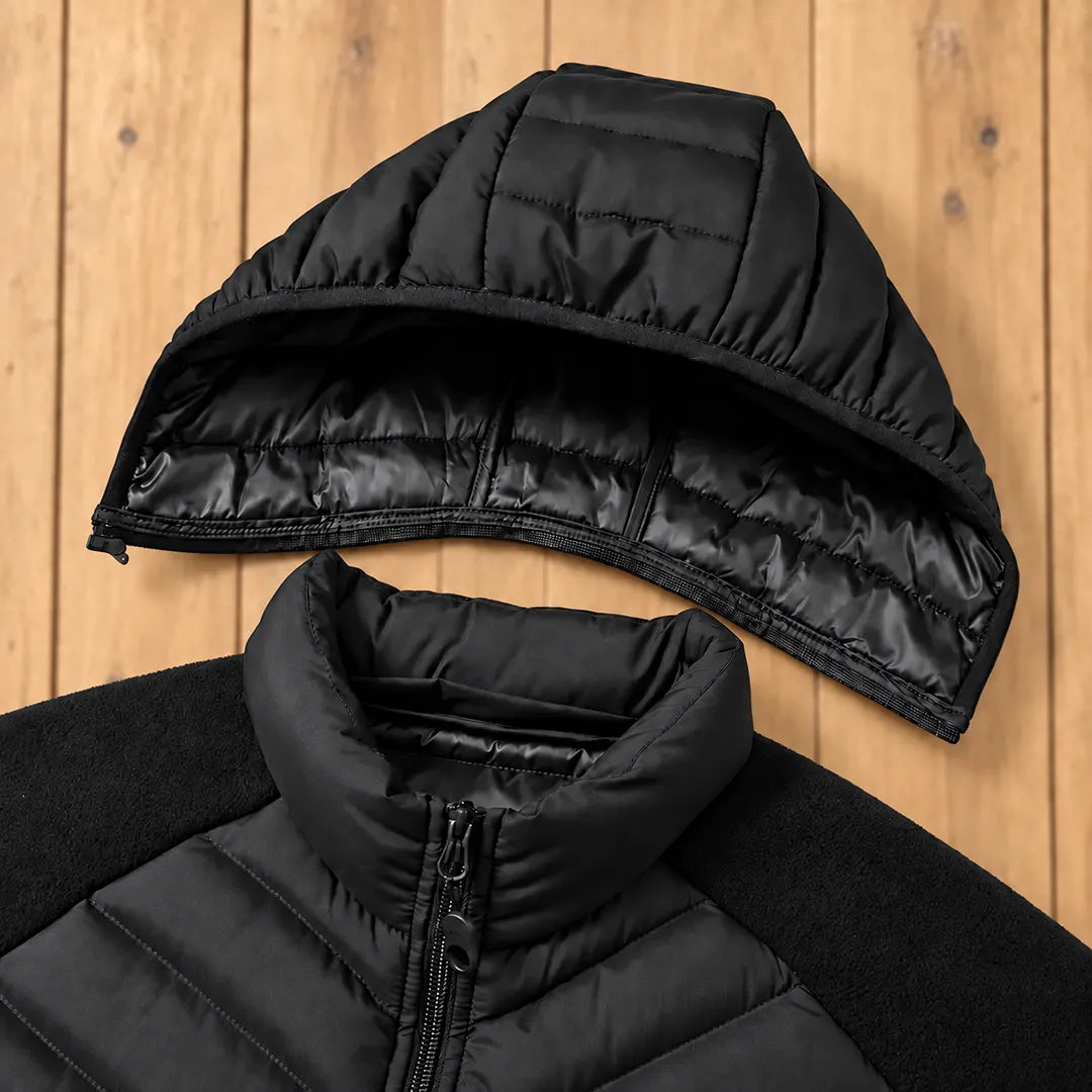 Hybrid Hooded Zip Jacket