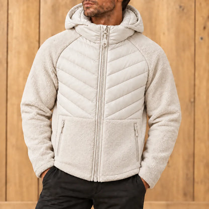 Hybrid Hooded Zip Jacket