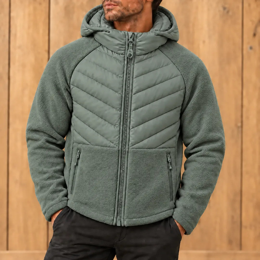 Hybrid Hooded Zip Jacket