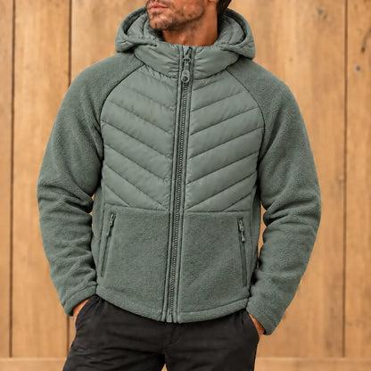 Hybrid Hooded Zip Jacket