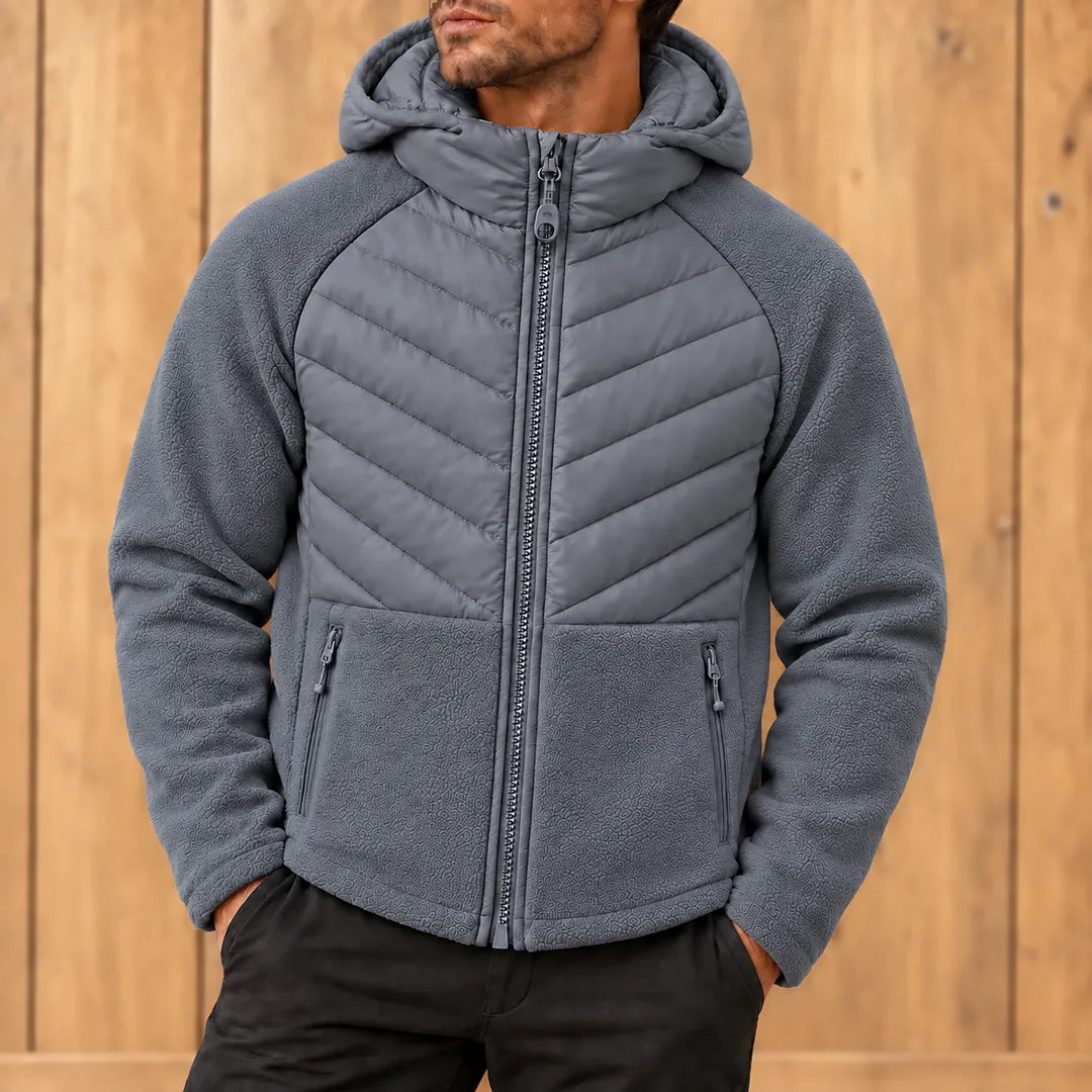Hybrid Hooded Zip Jacket