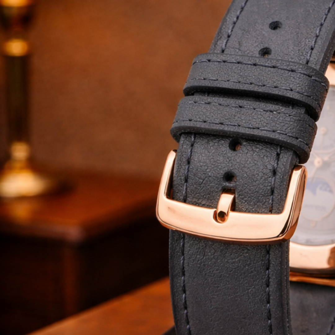 Classic Chrono Leather Watch