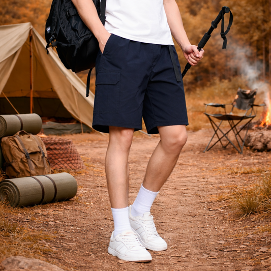 Multi-Pocket Casual Shorts