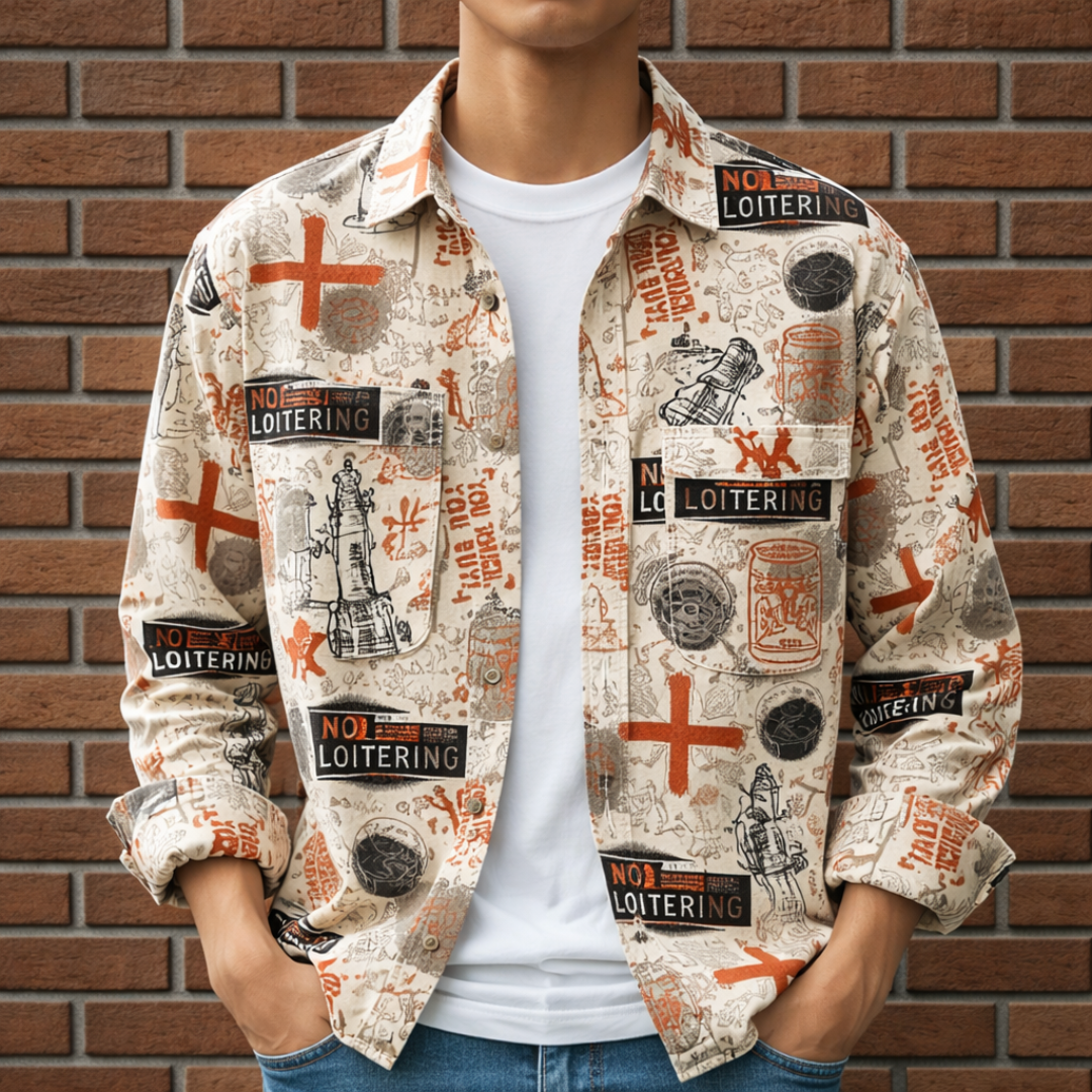 Graphic Long-Sleeve Shirt