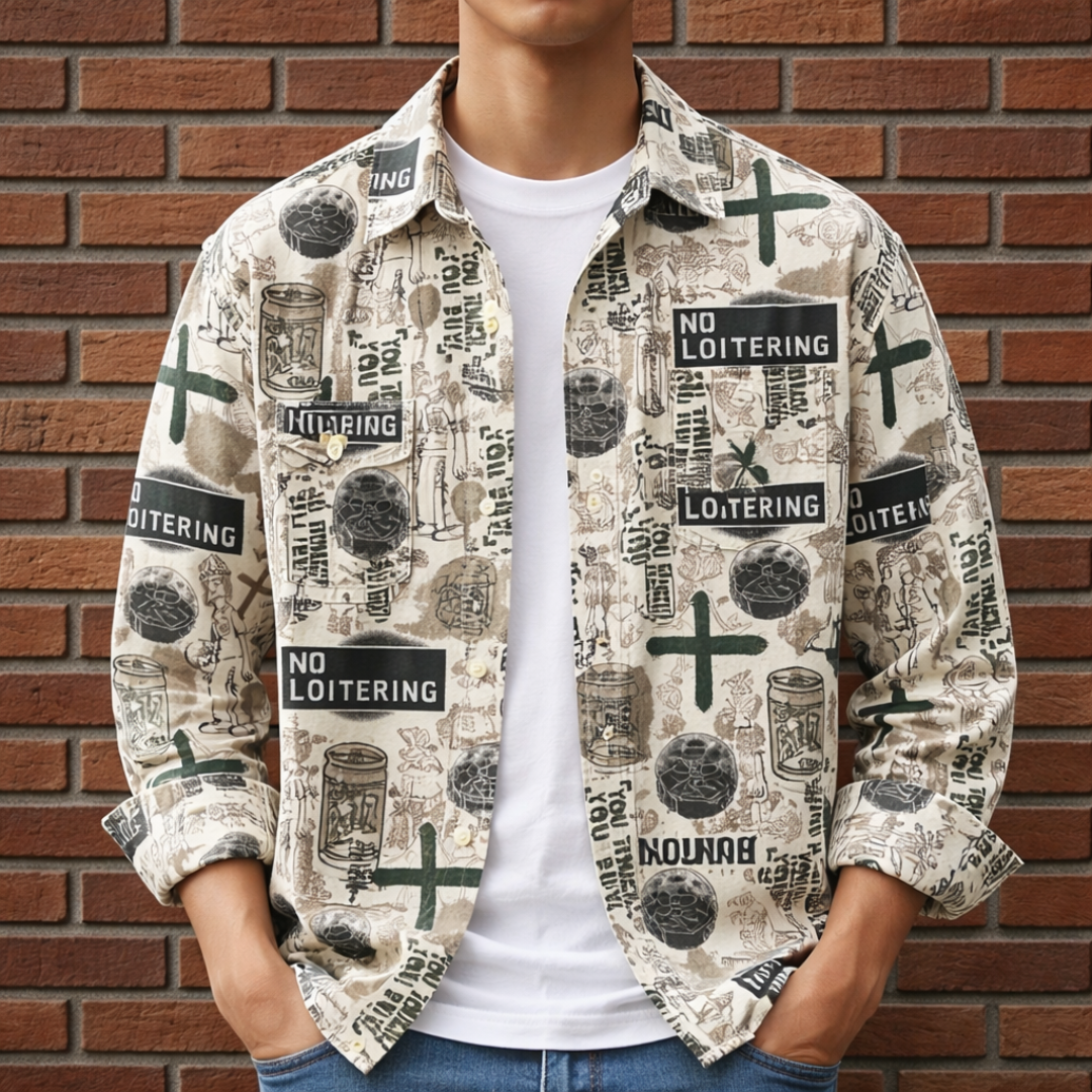 Graphic Long-Sleeve Shirt