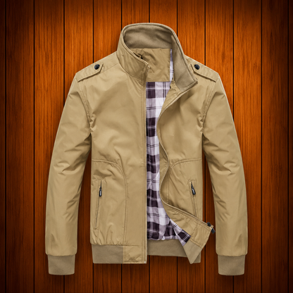Casual Zip Front Jacket