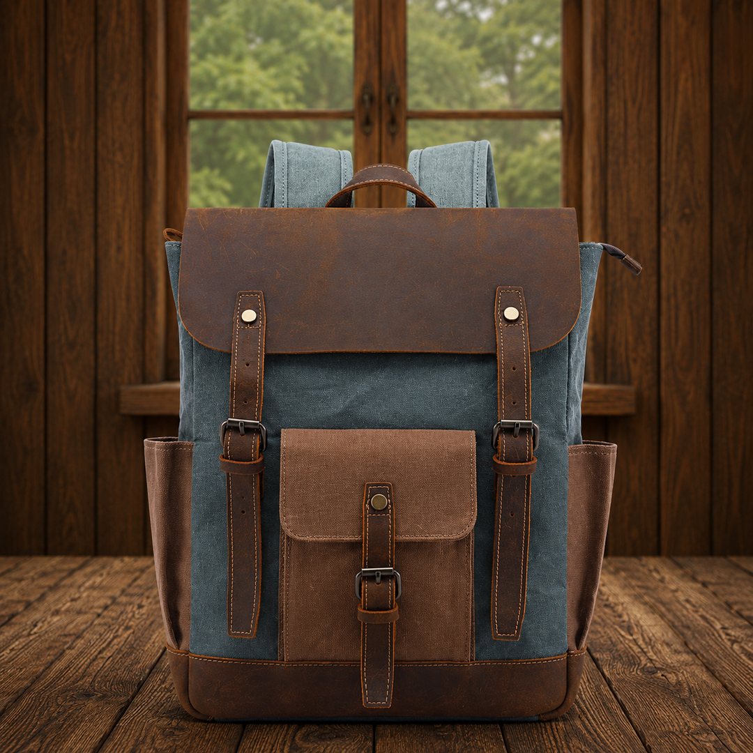 Waxed Canvas Backpack