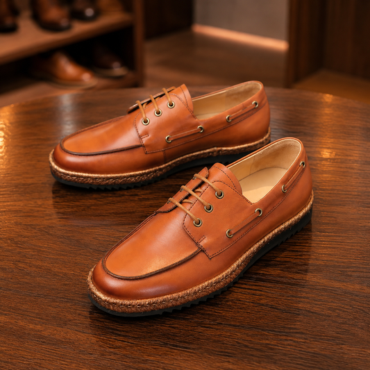 Classic Moc-Toe Leather Shoes