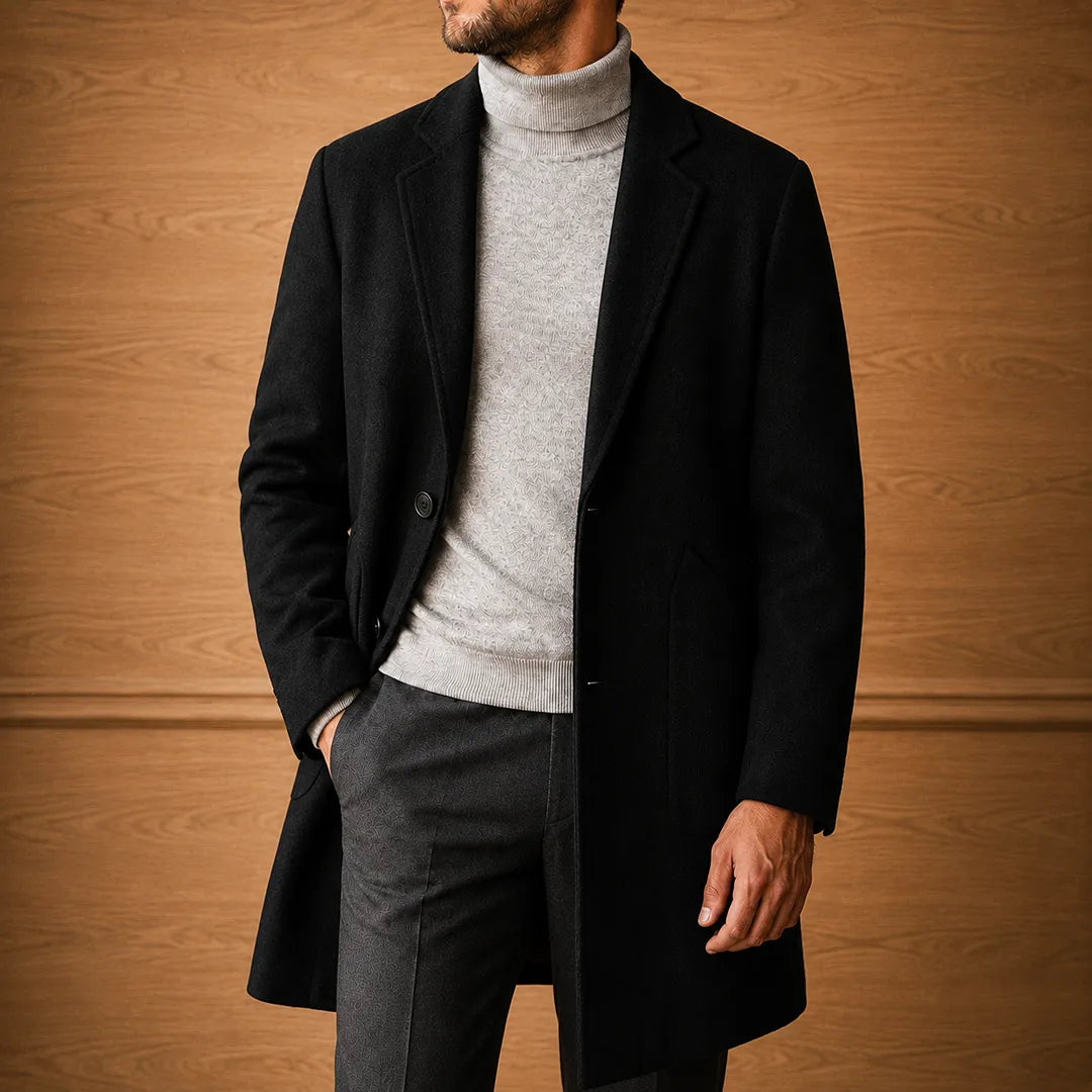 Longline Lapel Coat