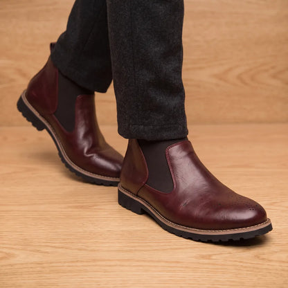 Lug Sole Chelsea Boots