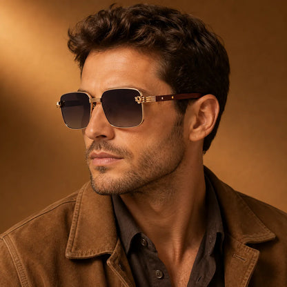 Metal Accent Sunglasses