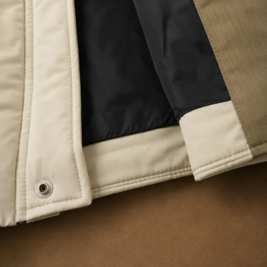 Mid-Length Hooded Down Jacket