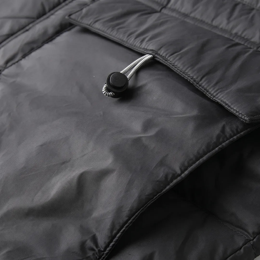 Mid-Length Hooded Jacket