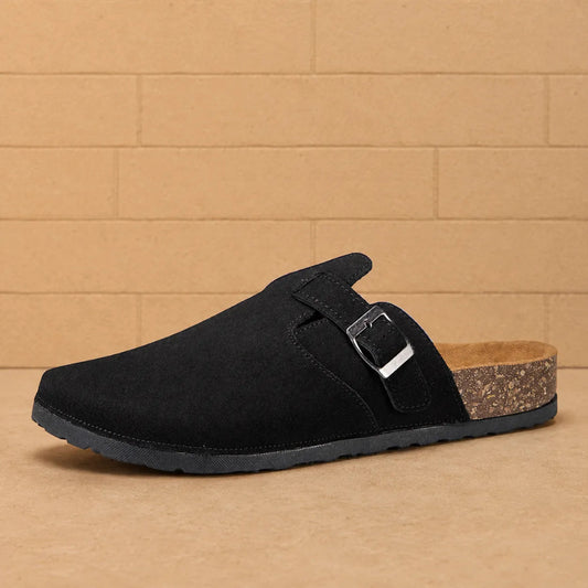 Minimalist Buckle Clogs