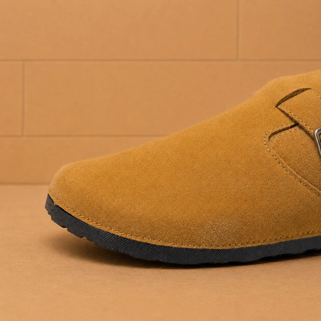 Minimalist Buckle Clogs