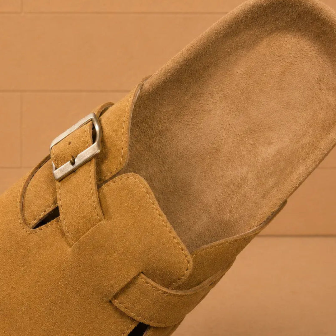Minimalist Buckle Clogs