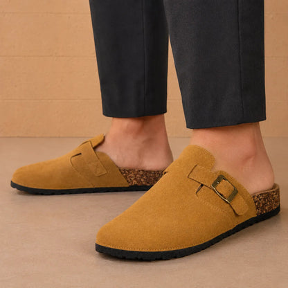 Minimalist Buckle Clogs