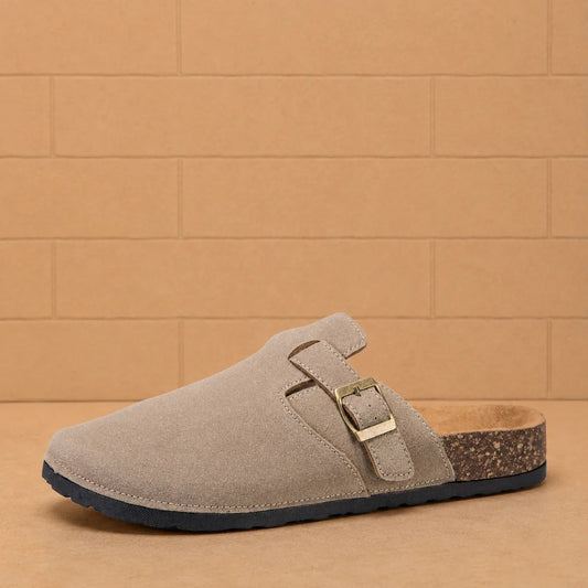 Minimalist Buckle Clogs