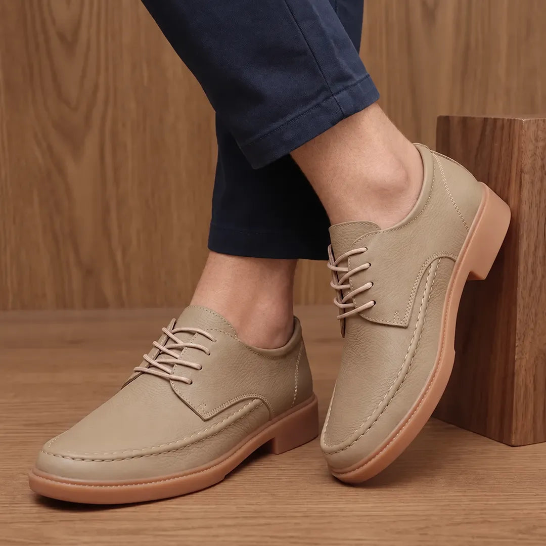 Moc-Toe Lace-Up Shoes