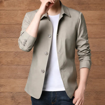Modern Front Button Blazer