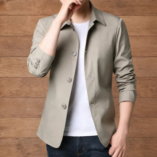 Modern Front Button Blazer