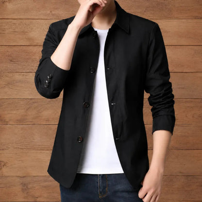 Modern Front Button Blazer