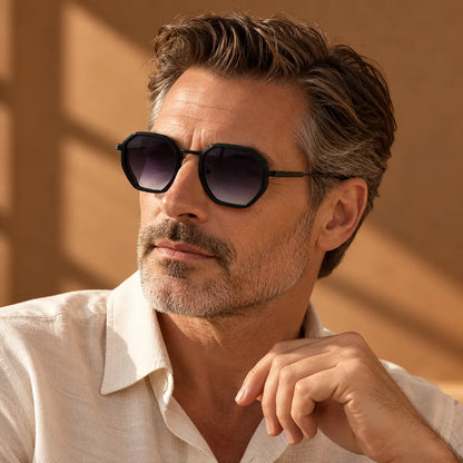 Modern Hexagon Sunglasses