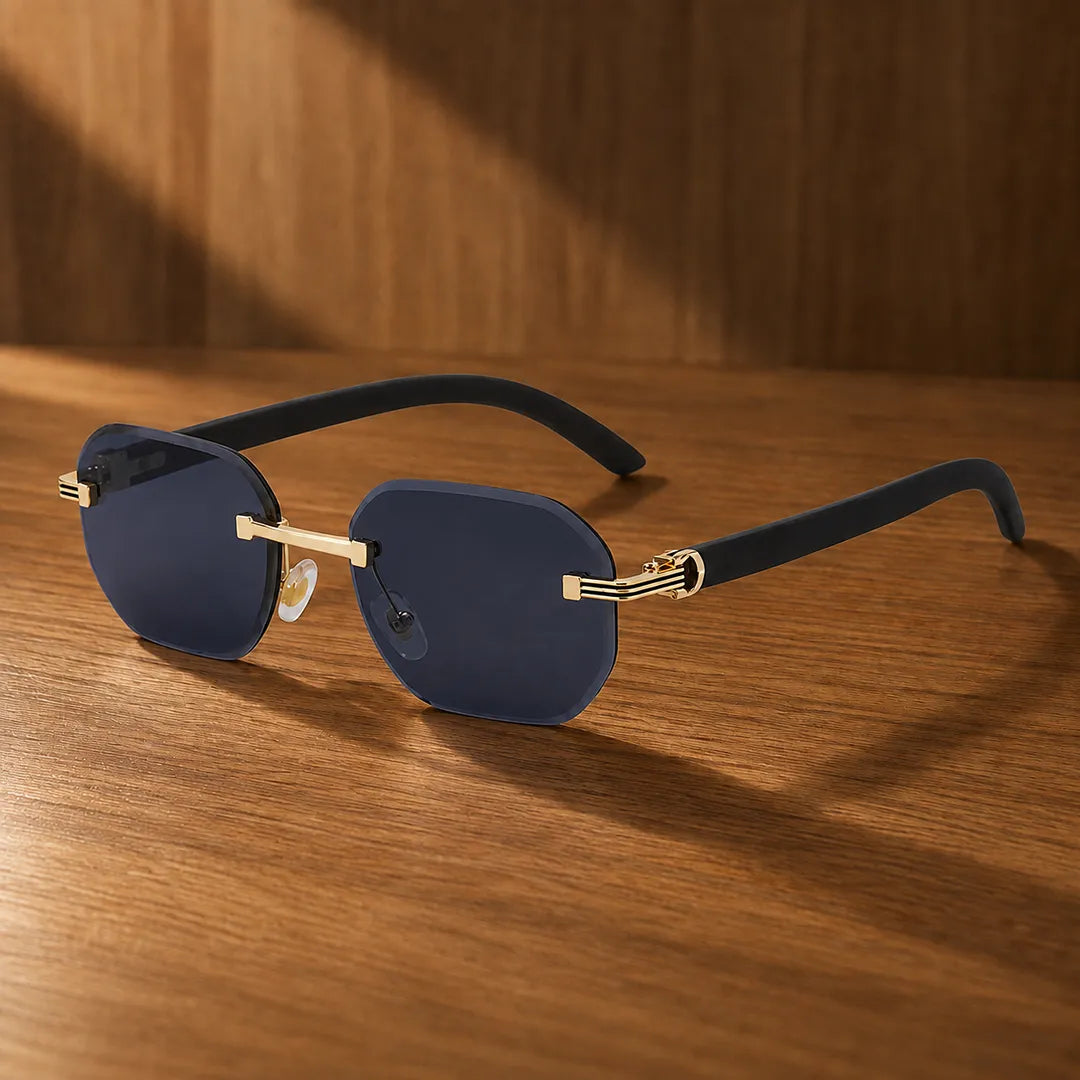 Modern Rimless Tinted Sunglasses